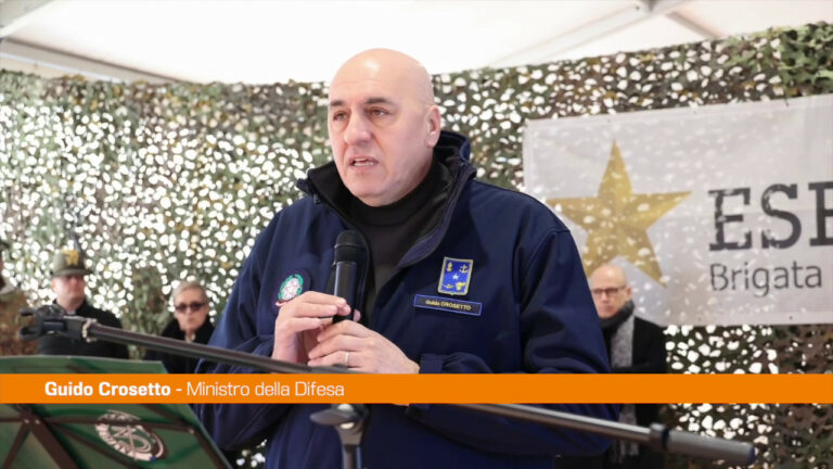 Crosetto: “Italia rispettata nel mondo grazie ai militari” (VIDEO)