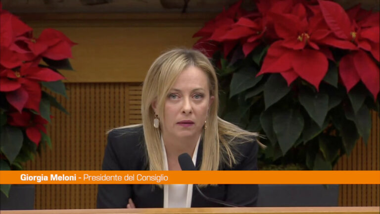 Meloni: “Mi fido degli alleati, normale dibattito in maggioranza” (VIDEO)