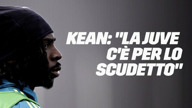 Kean: “La Juve c’è per lo scudetto” (VIDEO)
