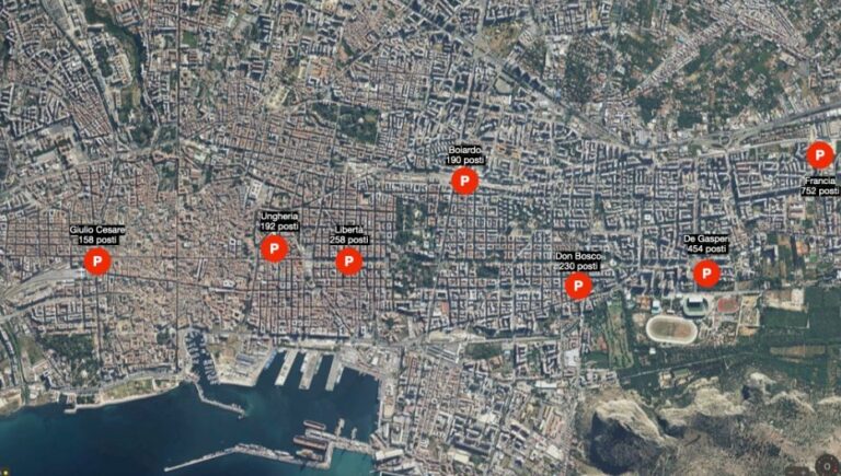 Bando per otto parcheggi a Palermo