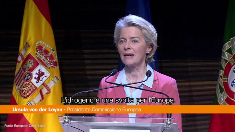 UE, Von der Leyen: “Sull’idrogeno obiettivi ambiziosi” (VIDEO) UE, Von der Leyen: “Sull’idrogeno obiettivi ambiziosi” (VIDEO)