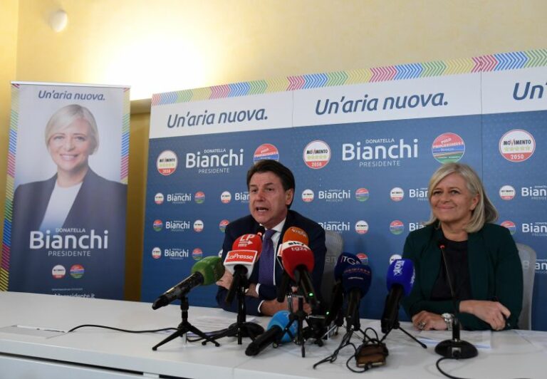 Conte: “No al campo largo con Italia Viva e Azione”