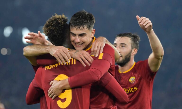 Roma-Fiorentina 2-0, Dybala show all’Olimpico