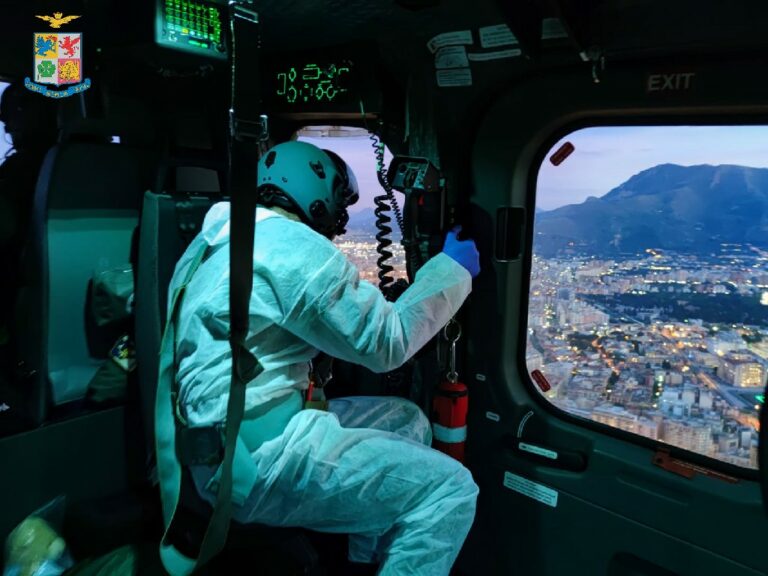 Bimbo di 8 mesi trasportato d’urgenza a Taormina dall’Aeronautica Militare