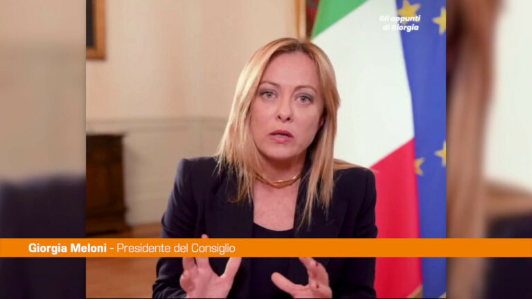 Meloni: “Con taglio accise niente fondi per sanità e famiglie” (VIDEO)