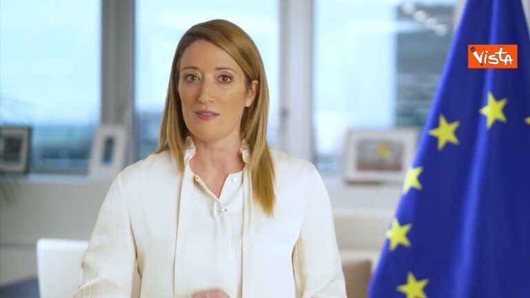 Presidente Ue Metsola: “Riflettiamo sul futuro” (VIDEO)