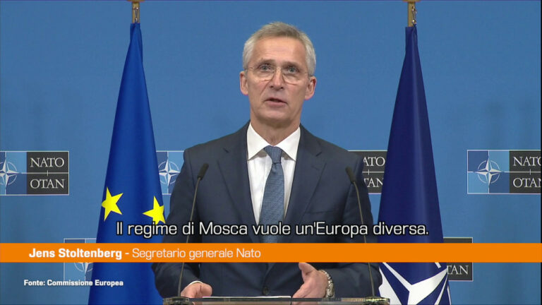 Ue, Stoltenberg: “Difesa comune è complementare con la Nato” (VIDEO)