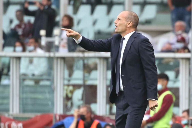Allegri: “Vlahovic titolare contro la Lazio, Pogba out”