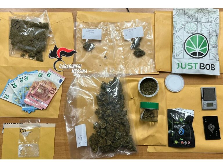 Droga, Carabinieri di Taormina arrestano due giovani mentre spacciano