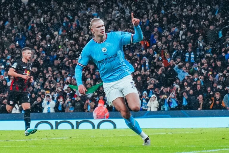Manchester City-Lipsia 7-0, uragano Haaland