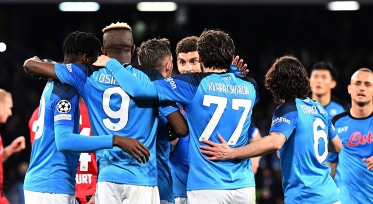 Napoli-Eintracht 3-0, Osimhen per la storia