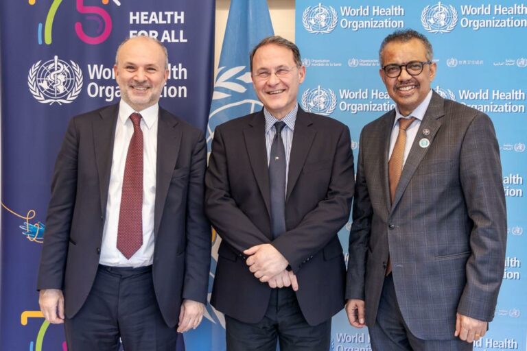 Oms, Schillaci: “Dall’Italia collaborazione costruttiva”