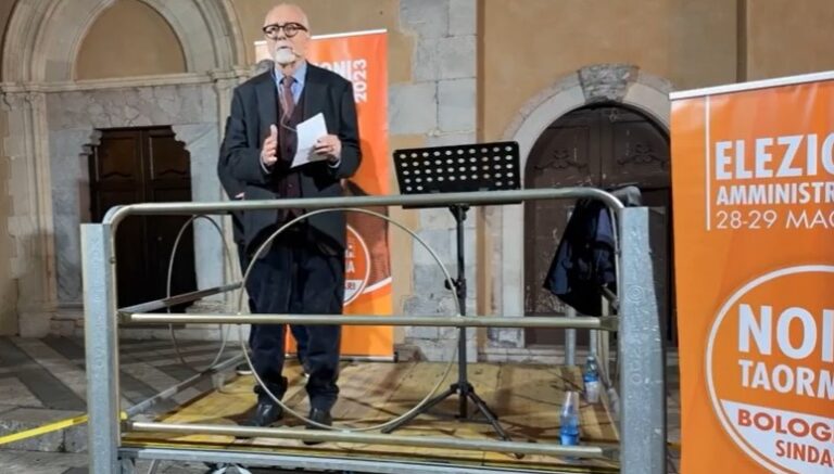 Bolognari: “Devo finire il lavoro. Non posso consegnare Taormina a uno qualsiasi”