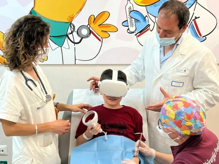 Bambini in ospedale: realtà immersiva per non farli piangere