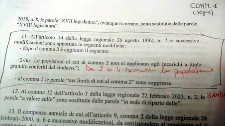 Esperti, l’opposizione silura De Luca: “Legge cambiata, ecco la prova della furbata”