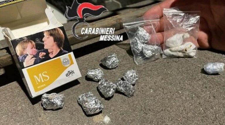 Carabinieri Taormina sequestrano droga in spiaggia e 30 kg di prodotti ittici