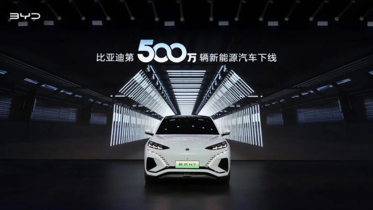 Byd ha prodotto il 5 milionesimo veicolo a nuova energia