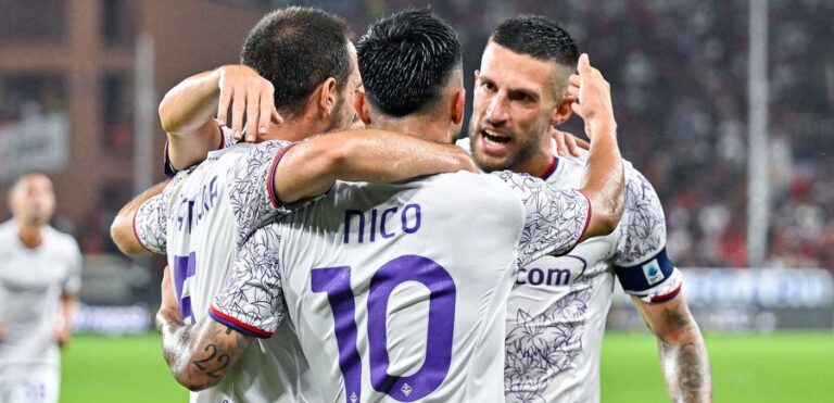 Genoa-Fiorentina 1-4, viola travolgenti