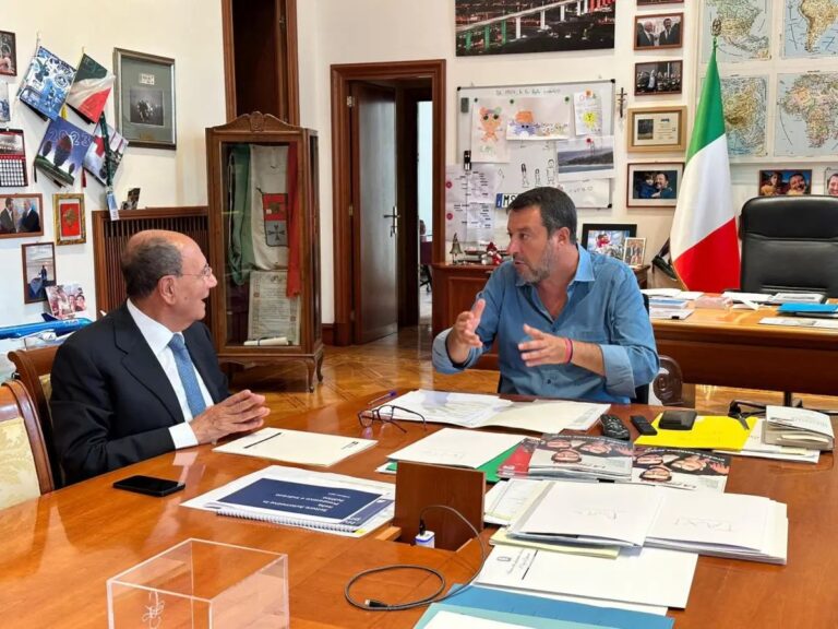 Incontro Salvini-Schifani, governatore commissario per lavori sulla A19