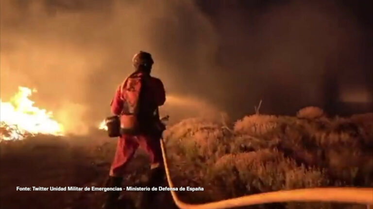 Maxi incendio a Tenerife, oltre 12 mila evacuati Maxi incendio a Tenerife, oltre 12 mila evacuati