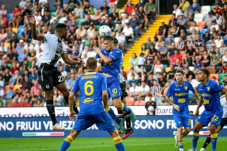 Un punto a testa, finisce 0-0 fra Udinese e Frosinone Un punto a testa, finisce 0-0 fra Udinese e Frosinone