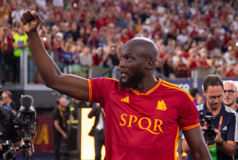 Roma, la presentazione di Lukaku