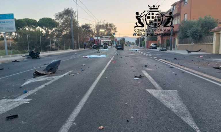 Tragedia a Cagliari: si ribalta un’auto, muoiono 4 ventenni 