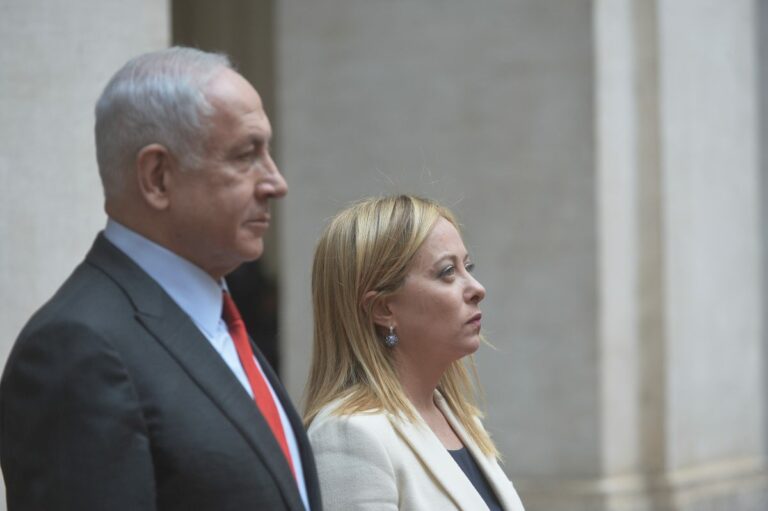 Medio Oriente, Meloni a Netanyahu: “L’Italia è al fianco di Israele”