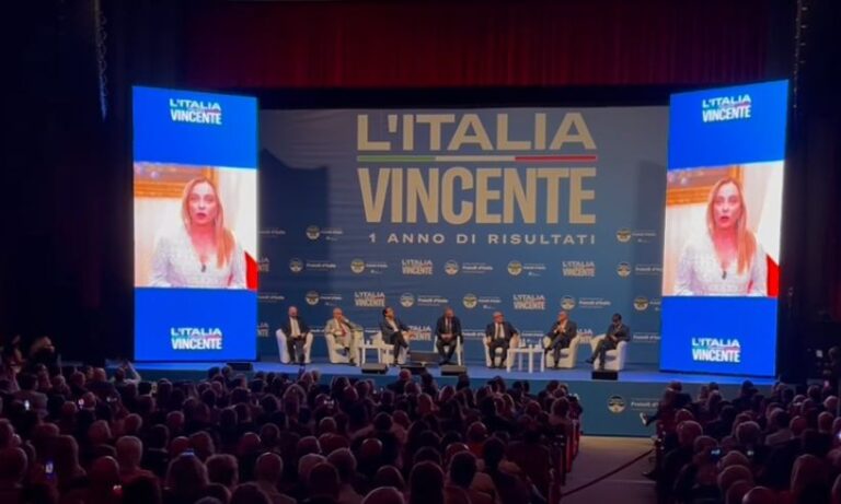 Meloni non va a kermesse Fdi: ”Sono un essere umano. Fiera di quanto fatto”