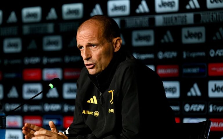 Juve, Allegri: “Sfida top con il Milan”