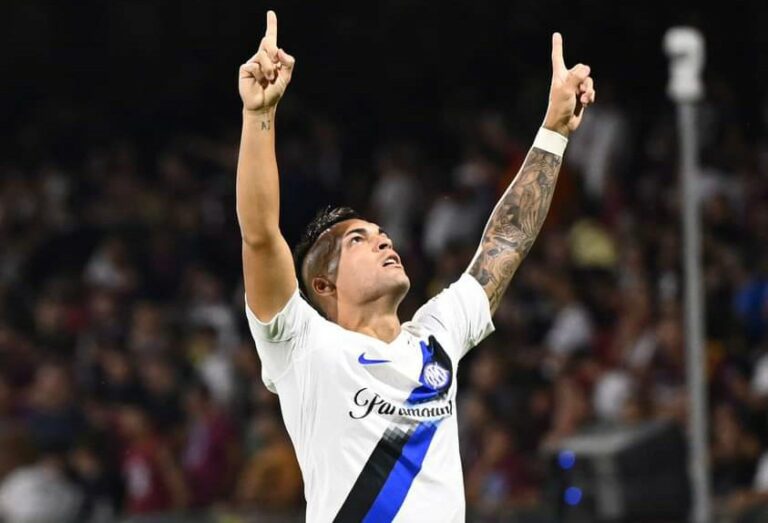 Salernitana-Inter 0-4, uragano Lautaro