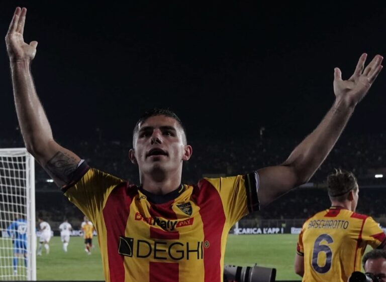 Lecce-Sassuolo 1-1, sempre Krstovic e Berardi