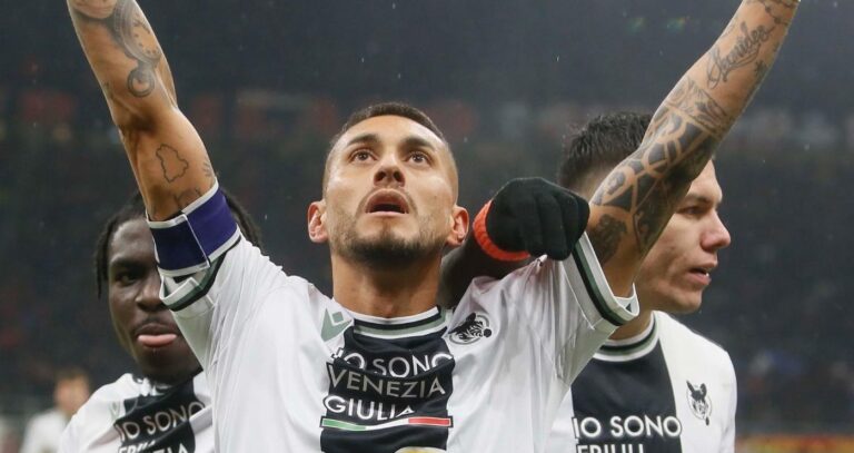 Milan-Udinese 0-1, Pereyra affonda Pioli