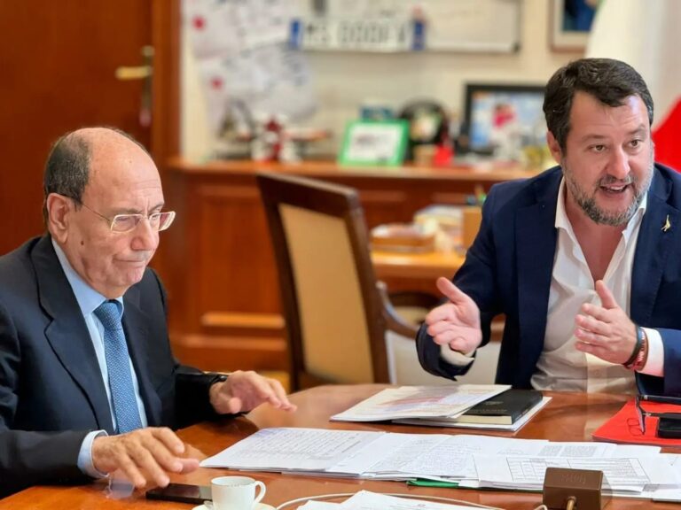 Salvini a Schifani: “Pieno apprezzamento per il governo siciliano”