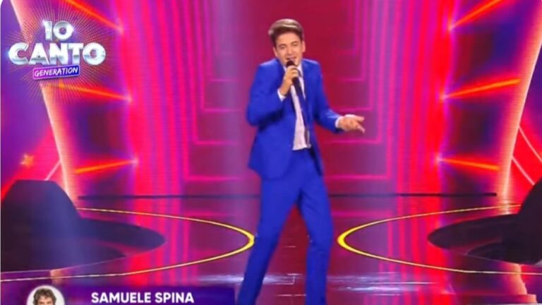 Il 14enne taorminese Samuele Spina protagonista a “Io Canto Generation” Il 14enne taorminese Samuele Spina protagonista a “Io Canto Generation”