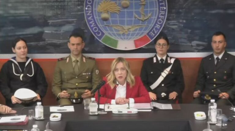 Meloni ai militari all’estero: “Grazie a nome dell’Italia”