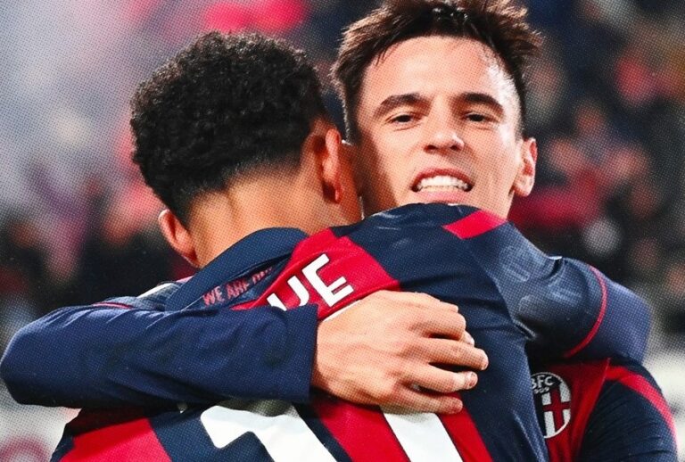 Bologna-Roma 2-0, Thiago al 4° posto Bologna-Roma 2-0, Thiago al 4° posto