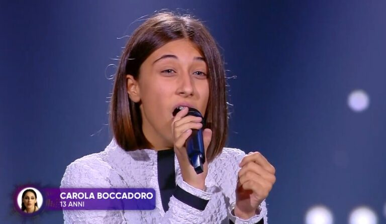 Carola Boccadoro canta Dalla: la 13enne di Gaggi super a Io Canto Generation