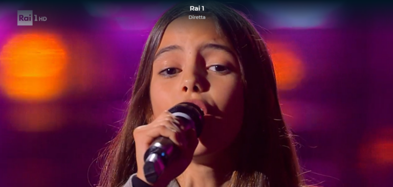 Da Taormina a Rai1, Giuliana Gioia (11 anni) incanta a The Voice Kids