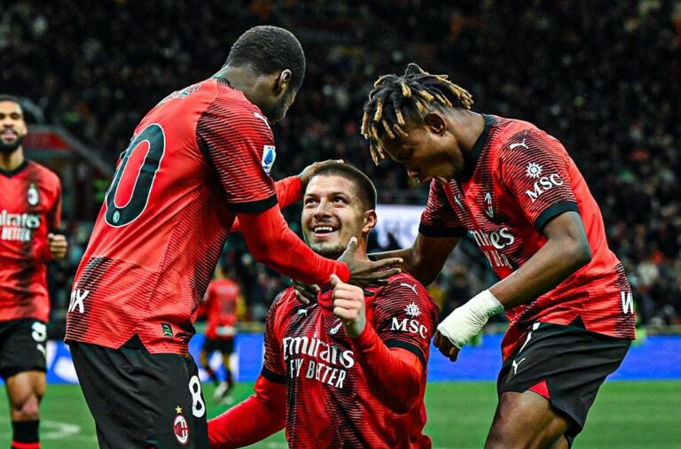 Milan-Frosinone 3-1, Jovic rilancia Pioli