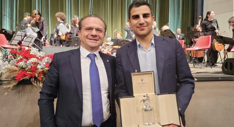 Premio Città di Taormina al giovane Antonino Barbera