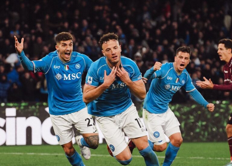 Napoli-Salernitana 2-1, gol e highlights