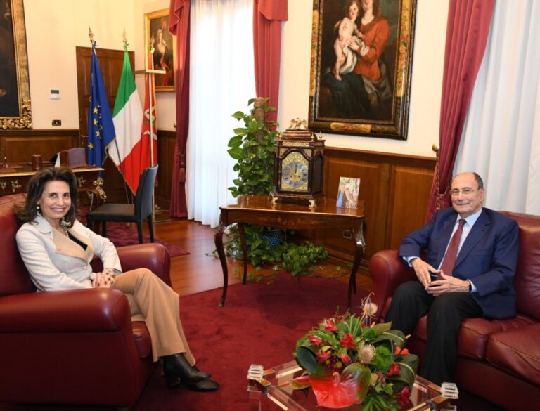 Schifani riceve la neo rettrice dell’Università di Messina, Spatari Schifani riceve la neo rettrice dell’Università di Messina, Spatari
