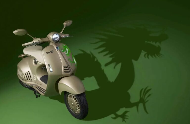 Vespa incarna la potenza del drago