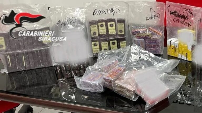 Merendine “stupefacenti”, 1 arresto e sequestrati 13 kg di hashish nel Siracusano