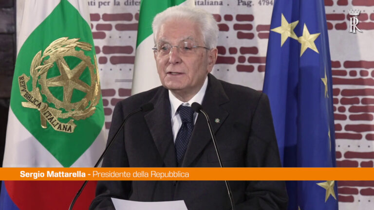 Shoah, Mattarella: “Mai dimenticare che l’Italia adottò leggi razziste”