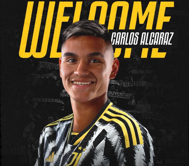 La Juve annuncia Alcaraz La Juve annuncia Alcaraz