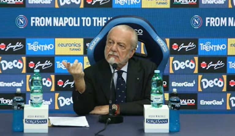 Napoli, De Laurentiis: “Dovevo trattenere Spalletti” Napoli, De Laurentiis: “Dovevo trattenere Spalletti”