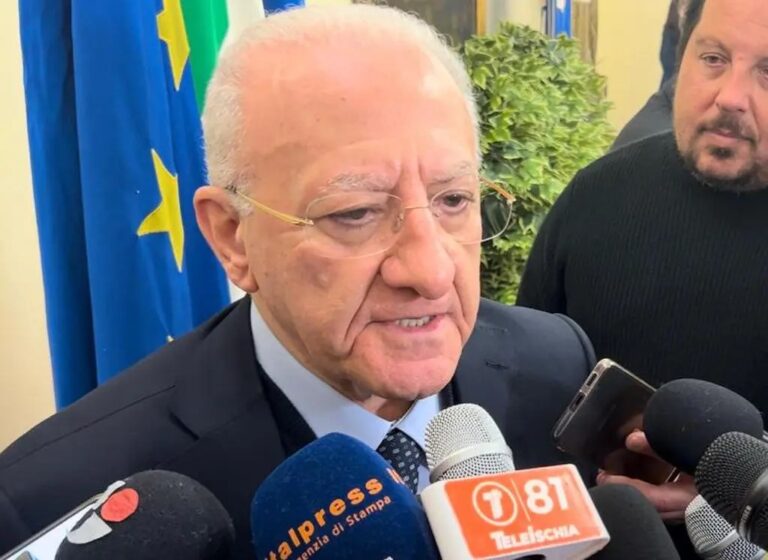 De Luca: “Governo tratta cittadini Caivano come se fosse quarto mondo”