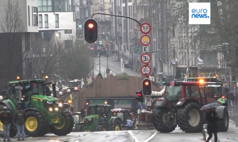 La rabbia degli agricoltori europei